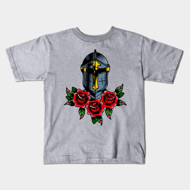 traditional helm Kids T-Shirt by Thedruidinks